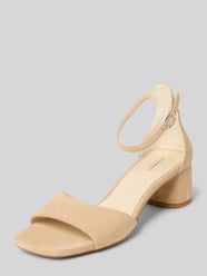 Ledersandalette mit Blockabsatz Modell 'Piper' von Vagabond Beige - 23