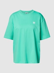 T-shirt met labelopschrift van adidas Originals Groen - 18