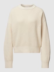 Strickpullover mit Rundhalsausschnitt von Jake*s Casual Weiß - 9