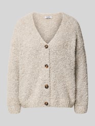 Gebreid jack met V-hals, model 'So44fia' van ZABAIONE - 3