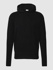 Hoodie in Strick-Optik Modell 'LYCRA' von CK Calvin Klein Schwarz - 6