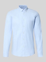 Regular Fit Freizeithemd aus Baumwoll-Mix Modell 'Oxford' von Lindbergh - 34