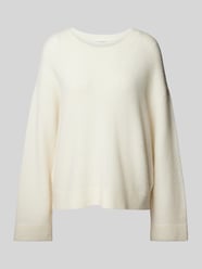 Oversized Strickpullover mit Rundhalsausschnitt von Christian Berg Woman Beige - 31