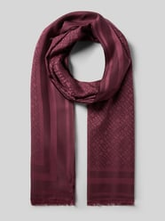 Schal mit Logo-Muster von Tommy Hilfiger Bordeaux - 6