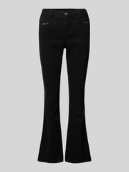 Flared Fit Jeans mit Label-Details Modell 'Shakira' von Brax Schwarz - 2