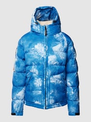Winterjacke mit Allover-Muster Modell 'RASPEBALL' von Napapijri Blau - 10