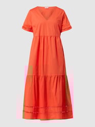 Midikleid mit Kontrastborten Modell 'Mia' von JC Sophie Orange - 30