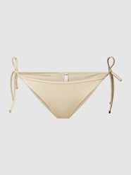 Bikini-Slip mit Schnürung von TOMMY HILFIGER Gold - 27