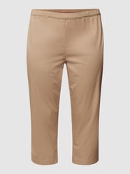 Spodnie capri PLUS SIZE z elastycznym pasem model ‘RECOARO’ od Marina Rinaldi - 11