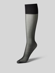 Strumpfhose im semitransparentem Design von Falke Schwarz - 11