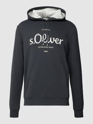 Hoodie mit Label-Print von s.Oliver RED LABEL Grau - 26