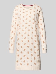 Regular fit nachthemd met all-over motiefprint, model 'XMAS' van Happy Shorts - 23