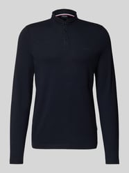 Longsleeve mit kurzer Knopfleiste und Label-Detail von HECHTER PARIS - 39