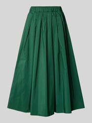 Midirok met bandplooien, model 'ZARDA' van Weekend Max Mara Groen - 29