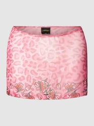 Minirok met all-over motief, model 'BLOSSOM' van ED HARDY Fuchsia - 5