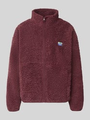 Regular Fit Jacke aus Teddyfell Modell 'Hoktown' von American Vintage Bordeaux - 5