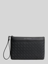 Kulturbeutel/ Kosmetiktasche mit Logo-Schriftzug Modell 'MODERN MONOGRAM POUCH' von Tommy Hilfiger - 5