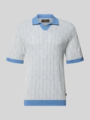 Slim Fit Poloshirt in Strick-Optik Modell 'Blake' von JACK & JONES Premium - 43