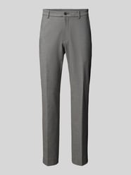 Regular fit pantalon met riemlussen van s.Oliver BLACK LABEL Grijs / zwart - 22