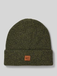 Beanie mit Logo-Badge von camel active Grün - 15