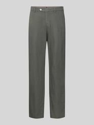 Straight Fit Leinenhose aus reinen Leinen Modell 'Lynx' von MMX - 6