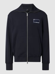 Bluza rozpinana z naszywką z logo od ARMANI EXCHANGE Niebieski - 26