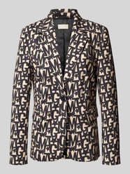 Slim Fit Blazer mit Reverskragen von Milano Italy - 1