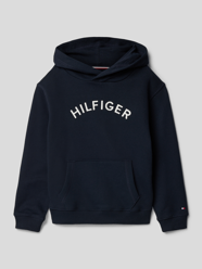 Hoodie mit Label-Stitching von Tommy Hilfiger Kids Blau - 6