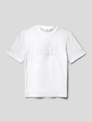 T-Shirt mit Label-Detail von ADIDAS SPORTSWEAR Weiß - 5