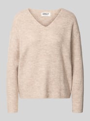 Regular Fit Pullover mit V-Ausschnitt Modell 'CAMILLA' von ONLY - 39