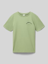 męski t-shirt o kroju regular fit z czystej bawełny od s.Oliver RED LABEL - 48