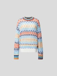 Oversized Pullover mit Allover-Muster von Dsquared2 Beige - 11