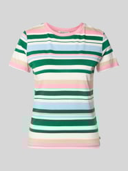 Boxy Fit T-Shirt mit Streifenmuster von Tom Tailor Denim - 32