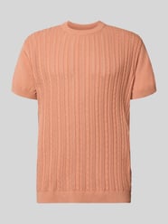 T-Shirt mit Zopfmuster von Lindbergh - 42