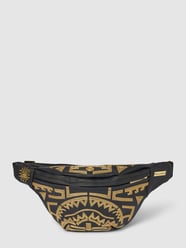 Bauchtasche mit Allover-Muster Modell 'TRIBAL GOLD SAVVY' von Sprayground Schwarz - 8