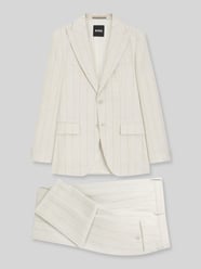 Garnitur o kroju slim fit z mieszanki bawełny i wełny model 'H-HUGE-2PCS-261' od BOSS - 11