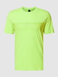 T-shirt met logoprint van BOSS Green Groen - 27