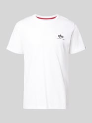 t-shirt z logo i okrągłym dekoltem od Alpha Industries - 9