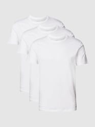 T-shirt z detalem z logo od MICHAEL Michael Kors Biały - 12