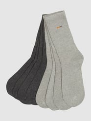 Sokken met stretch in een set van 8 paar  van camano Grijs / zwart - 43