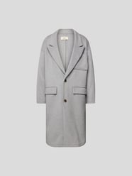 Oversized Mantel mit Reverskragen von Preach Grau / Schwarz - 4