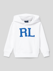 Hoodie mit Label-Detail von Polo Ralph Lauren Kids Weiß - 36
