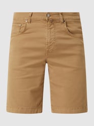 Szorty o kroju slim fit z dodatkiem lyocellu model ‘Nicolas’ od Jacob Cohen Czerwony - 13