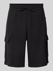 Sweatshorts mit elastischem Bund von EA7 Emporio Armani Schwarz - 26