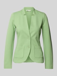 Żakiet o kroju slim fit z fakturą Ottoman od Tom Tailor - 9