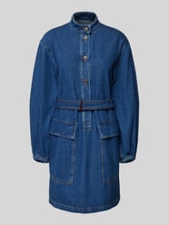 Sukienka jeansowa z paskiem w talii model ‘EURO’ od Weekend Max Mara - 44