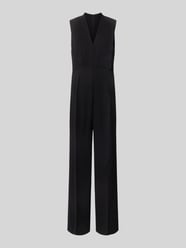 Jumpsuit mit V-Ausschnitt Modell 'ATY' von Mango Schwarz - 6