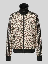 Sweatjacke mit Label-Stitching Modell 'LEOPARD' von adidas Originals Schwarz - 17