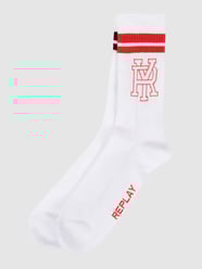 Socken aus Baumwollmischung im 2er-Pack  von Replay Underwear Weiß - 36