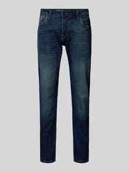 Jeansy o kroju straight fit z mieszanki bawełny model ‘AEDAN’ od Tom Tailor Denim - 14